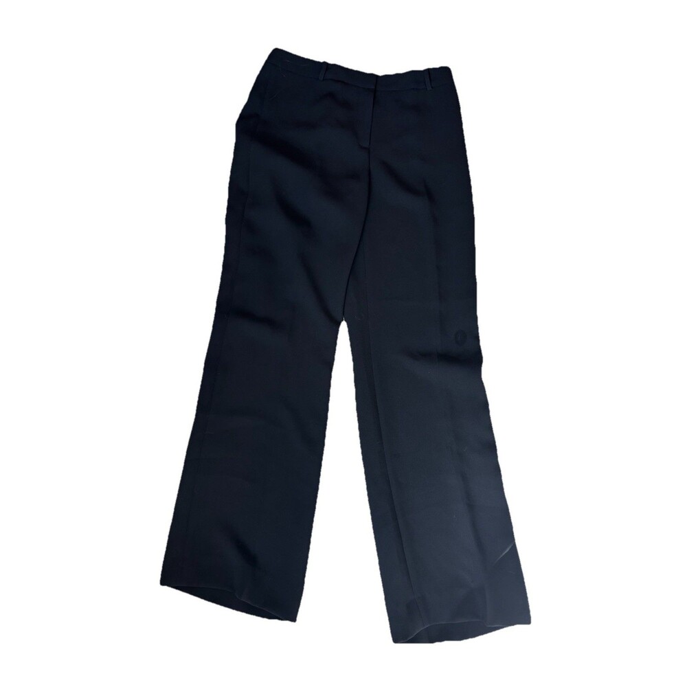 NWT Isabella DeMarco‎ Black Flat Front Dress Pants Trousers - Size 10 - Tahari